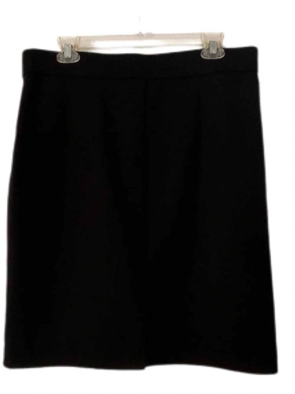 Time and Tru Black Ponte Pencil Skirt - Sleek Workwear Size L (12-14) - Picture 3 of 12